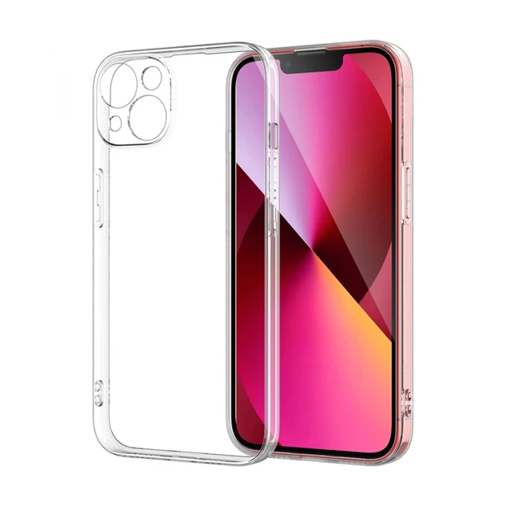 ALLY iPhone 14 6.1inç Crystal Clear Kamera Korumalı Sert PC Kılıf