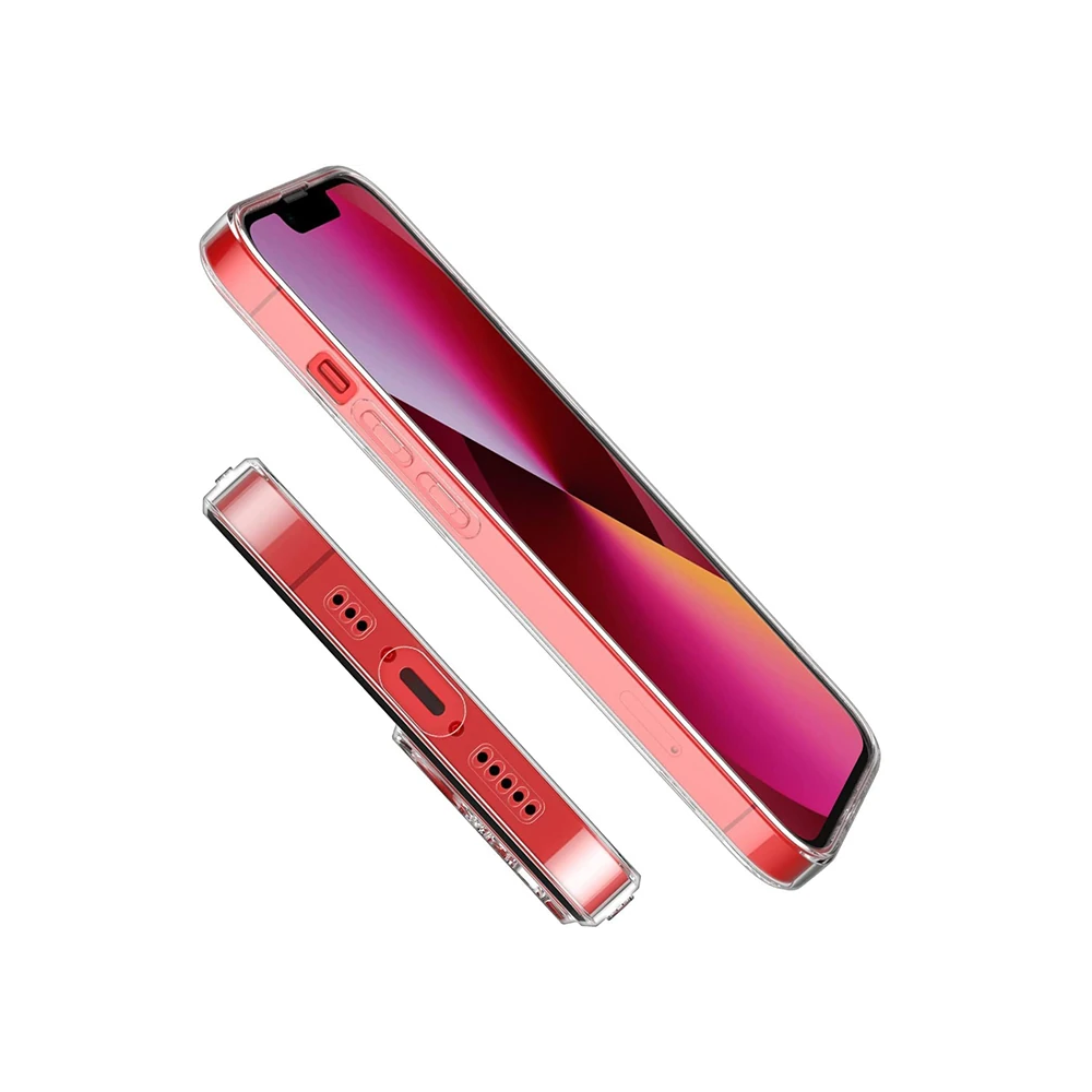 ALLY iPhone 14 6.1inç Crystal Clear Kamera Korumalı Sert PC Kılıf