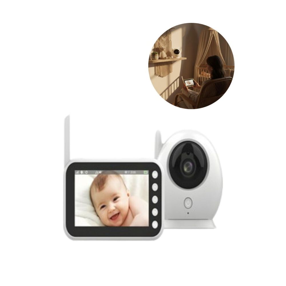 Canlı İzleme Özellikli Ortam Dinlemeli Bebek Monitörü