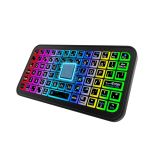 Bluetooth 5.2 Destekli Kablosuz Mini RGB Klavye Ultra İnce