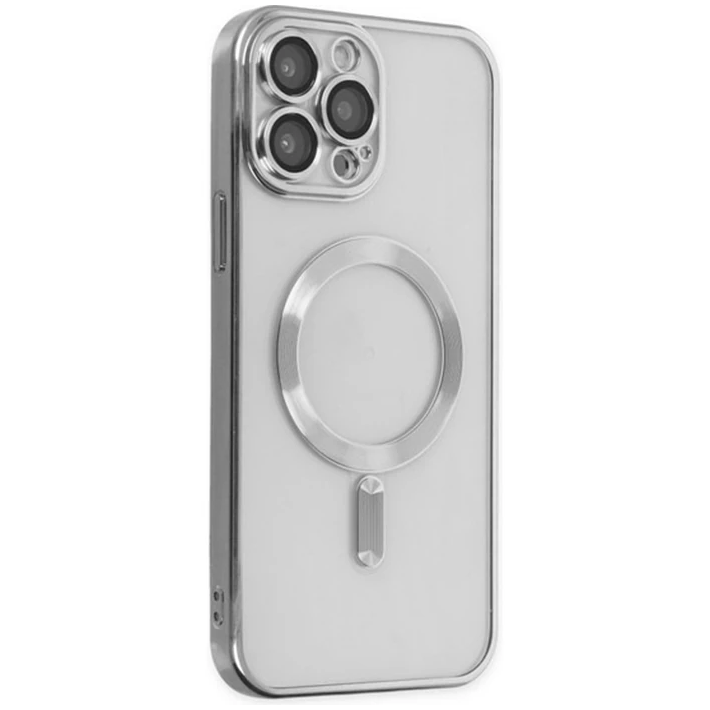 ALLY iPhone 14 Pro Max 6.7inç Renkli Kenar Lazer Çerçeveli Magsafe Uyu