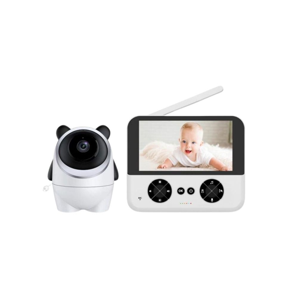 Uzaktan Kontrollü HD Bebek Kamerası Zoom ve Sıcaklık Sensörlü