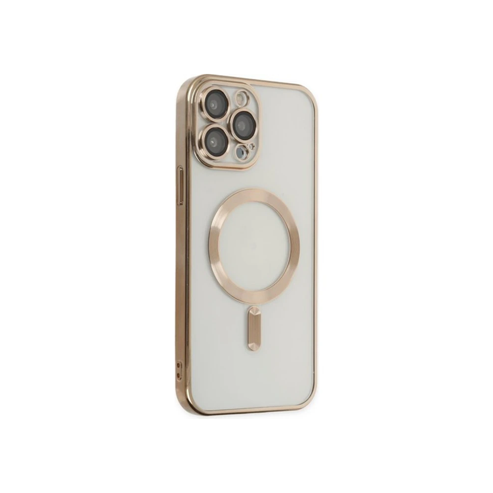ALLY iPhone 14 Pro Max 6.7inç Renkli Kenar Lazer Çerçeveli Magsafe Uyu