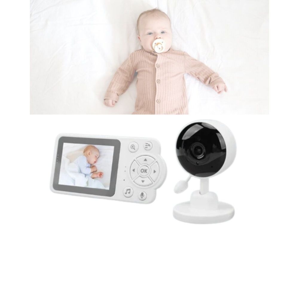 Yakınlaştırma Özellikli Gece Görüşlü Bebek İzleme Kamerası