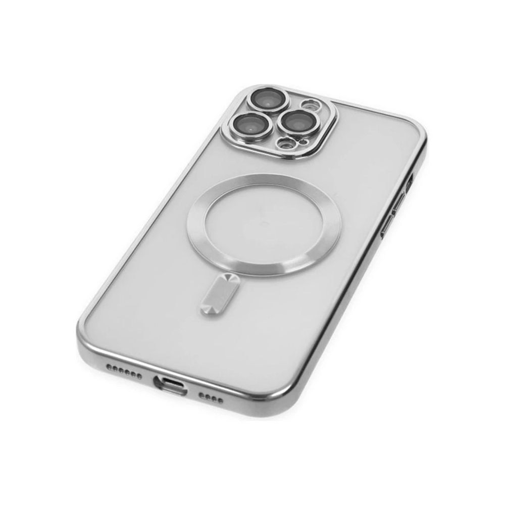 ALLY iPhone 14 Pro Max 6.7inç Renkli Kenar Lazer Çerçeveli Magsafe Uyu