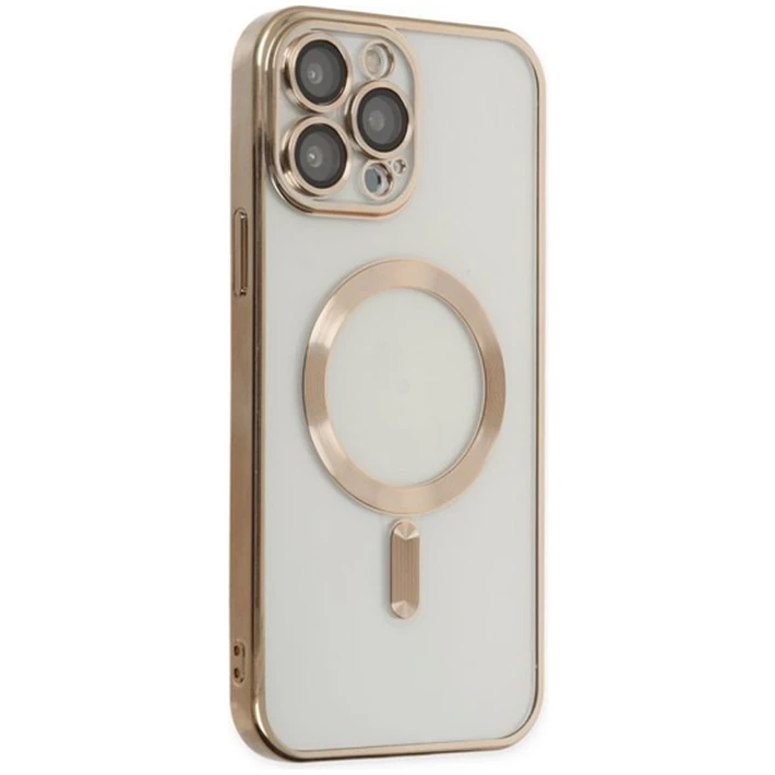 ALLY iPhone 14 Pro 6.1inç Renkli Kenar Lazer Çerçeveli Magsafe Uyumlu 