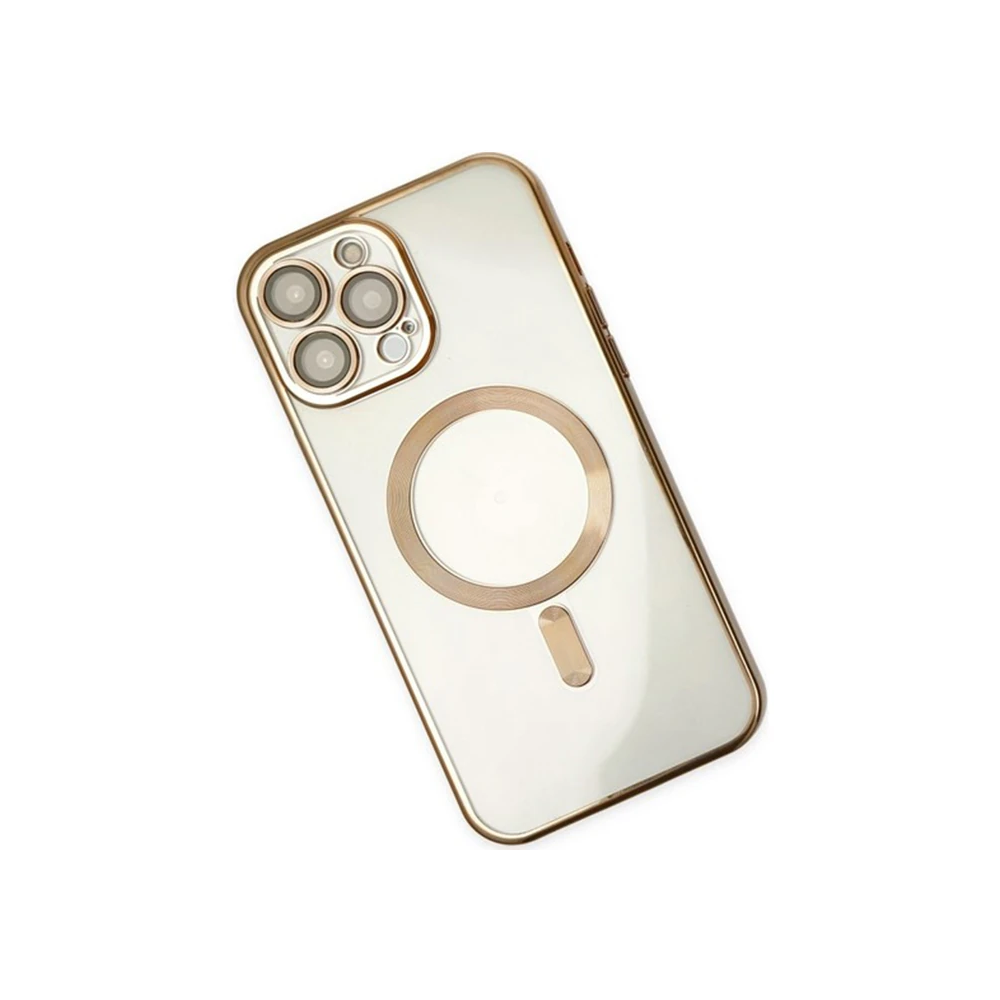 ALLY iPhone 14 Pro 6.1inç Renkli Kenar Lazer Çerçeveli Magsafe Uyumlu 