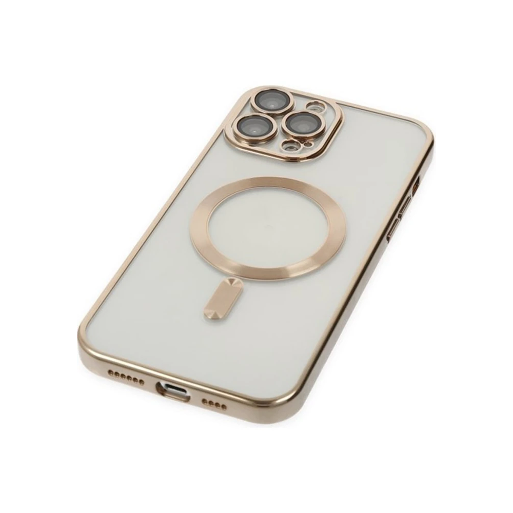 ALLY iPhone 14 Pro 6.1inç Renkli Kenar Lazer Çerçeveli Magsafe Uyumlu 
