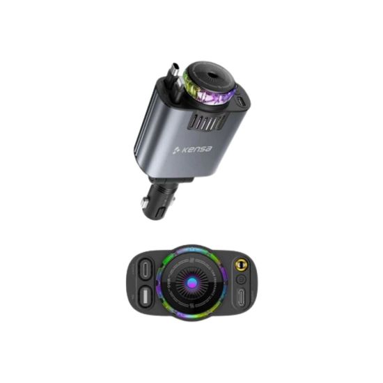Araç İçi Çok Fonksiyonlu Şarj Cihazı Hava Nemlendirici Aroma ve Yıldız