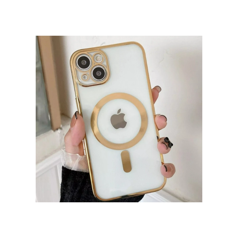 ALLY iPhone 14 Plus 6.7inç Renkli Kenar Lazer Çerçeveli Magsafe Uyumlu