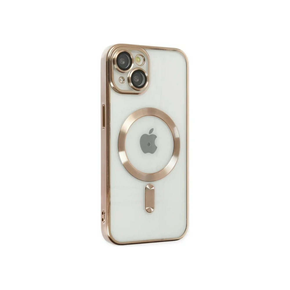 ALLY iPhone 14 6.1inç Renkli Kenar Lazer Çerçeveli Magsafe Uyumlu Sili