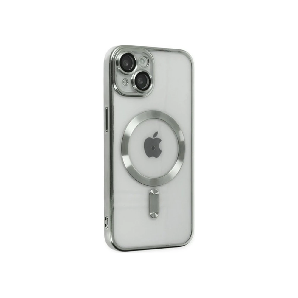 ALLY iPhone 14 6.1inç Renkli Kenar Lazer Çerçeveli Magsafe Uyumlu Sili