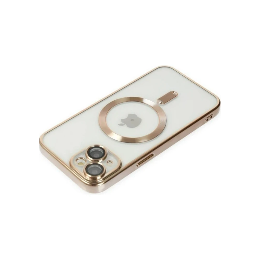 ALLY iPhone 14 6.1inç Renkli Kenar Lazer Çerçeveli Magsafe Uyumlu Sili