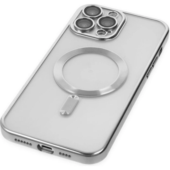 ALLY iPhone 13 Pro 6.1inç Renkli Kenar Lazer Çerçeveli Magsafe Uyumlu 