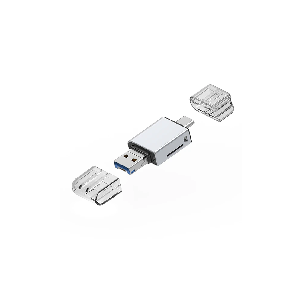 ALLY USB 3.0+Type-c+Lightning Sd Kart Okuyucu - Hızlı Card Reader