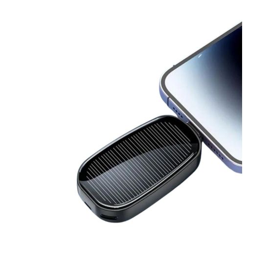 Mini Güneş Enerjili Powerbank Cep Tipi Acil Şarj Cihazı