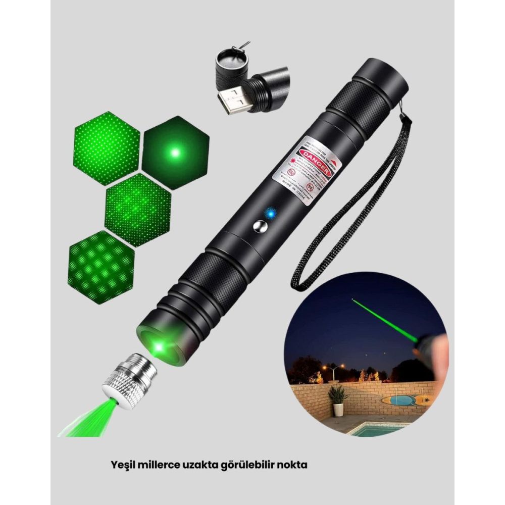 Avcılık ve Doğa Sporları İçin Güçlü Yeşil Lazer