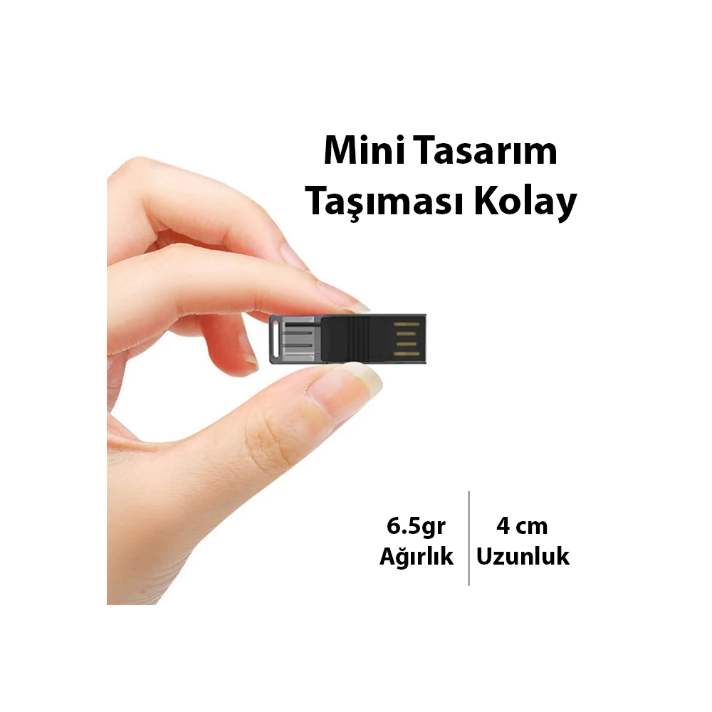 ALLY Type-c Usb C Micro TF Kart Okuyucu - Telefon Tablet Pc-Laptop Bel