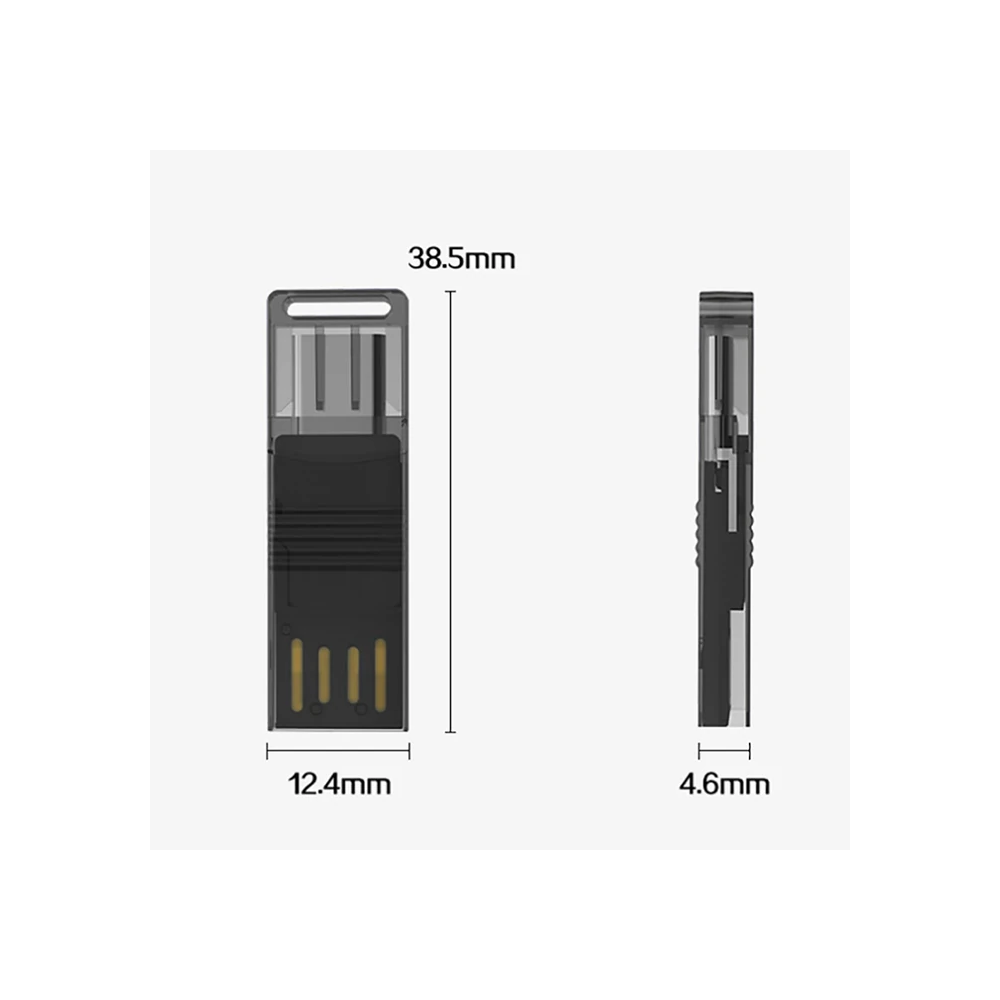 ALLY Type-c Usb C Micro TF Kart Okuyucu - Telefon Tablet Pc-Laptop Bel