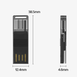 ALLY Type-c Usb C Micro TF Kart Okuyucu - Telefon Tablet Pc-Laptop Bel