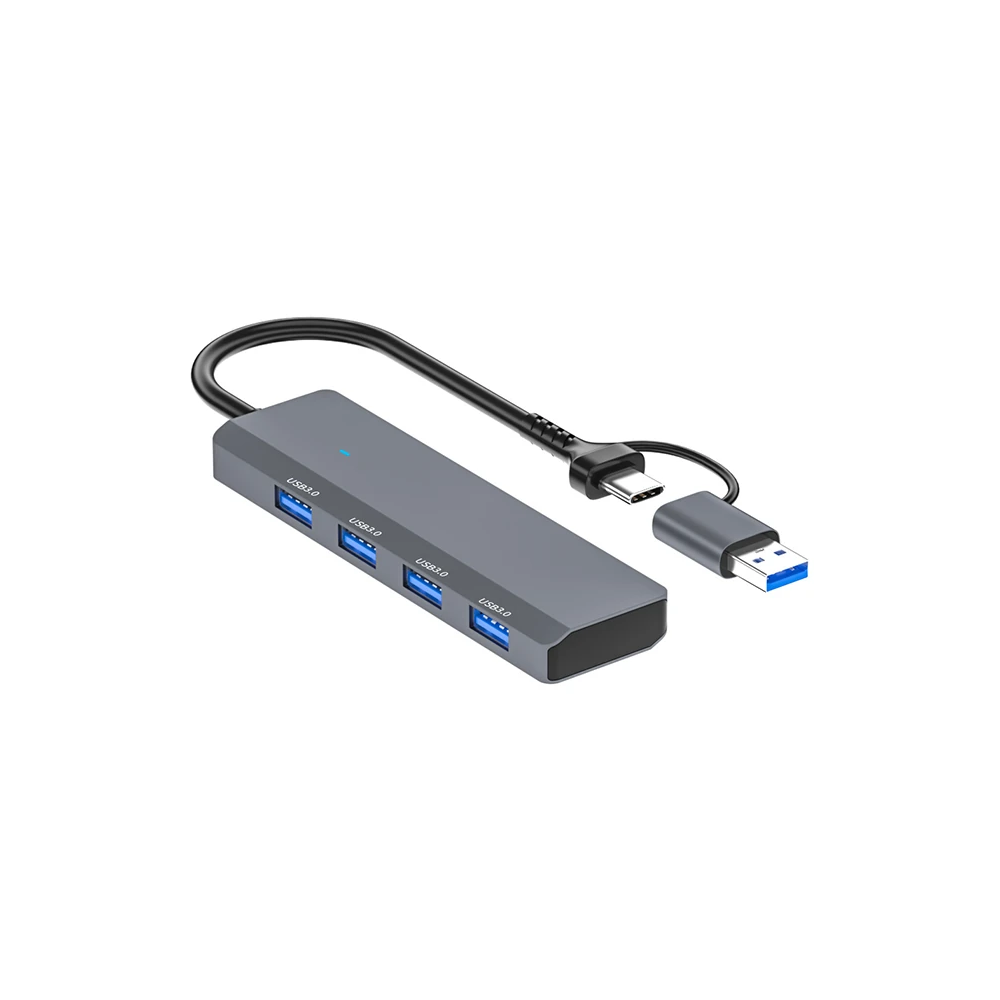 ALLY ADS-305D 4in1 USB/Type-C to 4X USB3.0 HUB Çoğaltıcı Çevirici Dönü