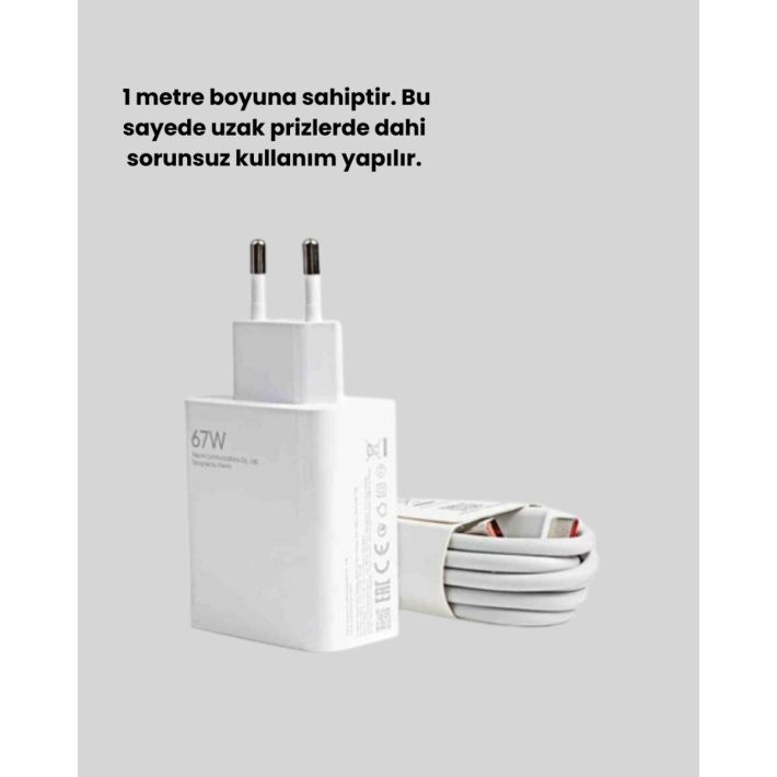 67 Watt Type C Turbo Şarj Seti