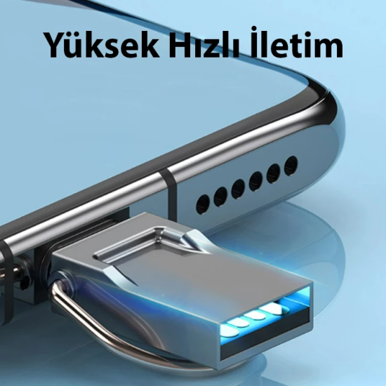 ALLY 64GB Type-c Usb Otg Flash Bellek - USB 2.0 100MB/S Flash Disk