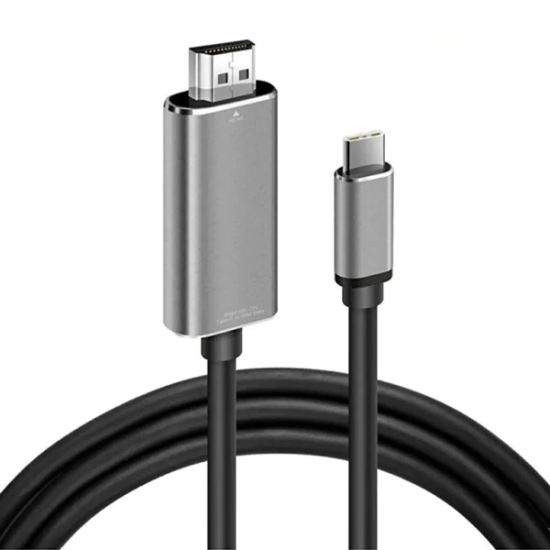 Ally Type-C to HDMİ 4K 60Hz Çevirici Görüntü Kablosu 1.8M - HDTV Proje