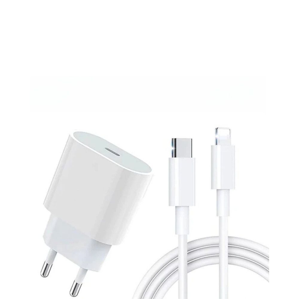 iPhone 14 13 12 11 XR XS Max 20W Lightning Şarj Adaptörü Kablo Dahil