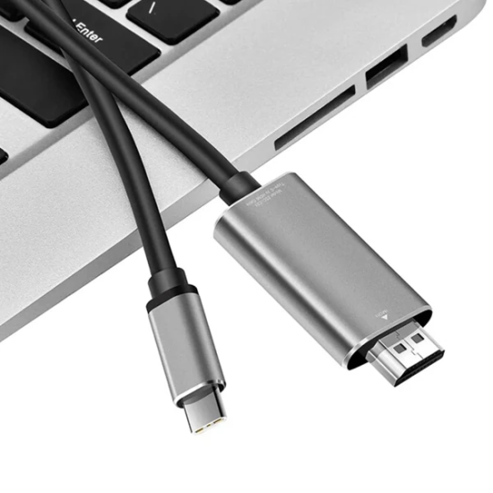 Ally Type-C to HDMİ 4K 60Hz Çevirici Görüntü Kablosu 1.8M - HDTV Proje
