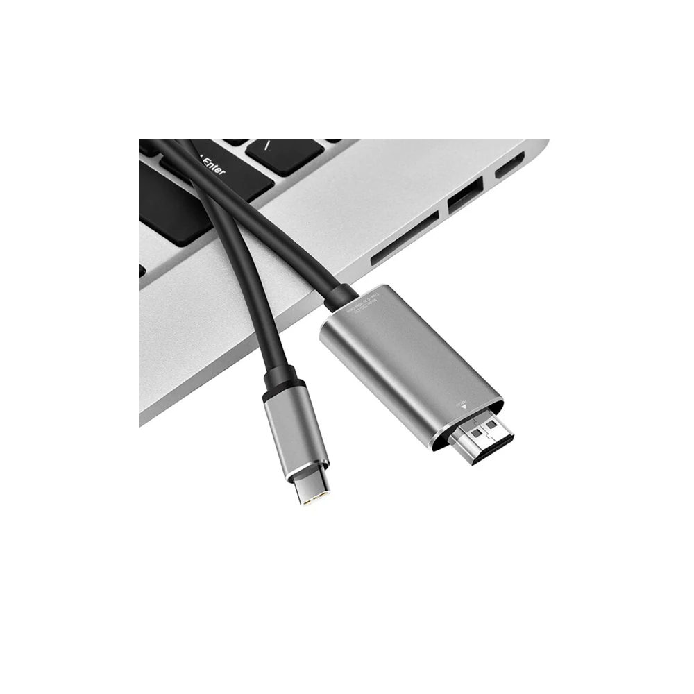 Ally Type-C to HDMİ 4K 60Hz Çevirici Görüntü Kablosu 1.8M - HDTV Proje