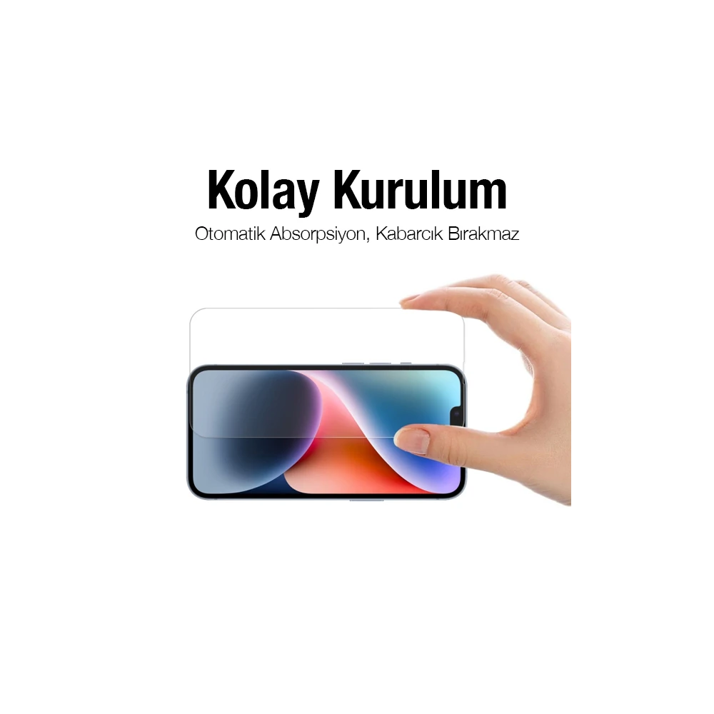 ALLY iPhone 14 Plus 6.7inç Tempered Kırılmaz Cam Ekran Koruyucu
