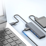 ALLY ADS-305D 4in1 USB/Type-C to 4X USB3.0 HUB Çoğaltıcı Çevirici Dönü
