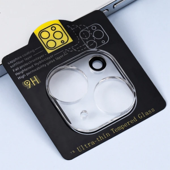 ALLY İPhone 14 -14 Plus 3D Full Tempered Glass Cam Kamera Koruyucu