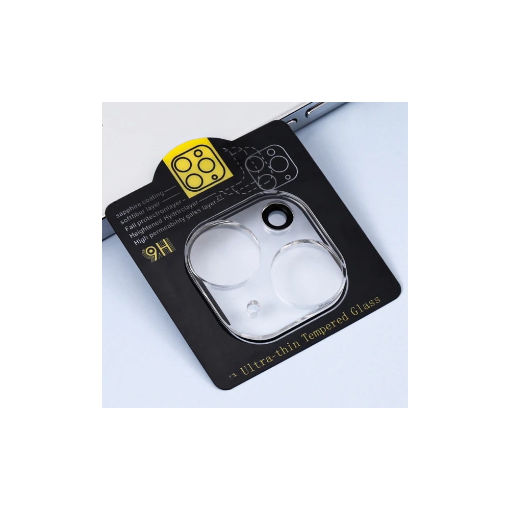 ALLY İPhone 14 -14 Plus 3D Full Tempered Glass Cam Kamera Koruyucu