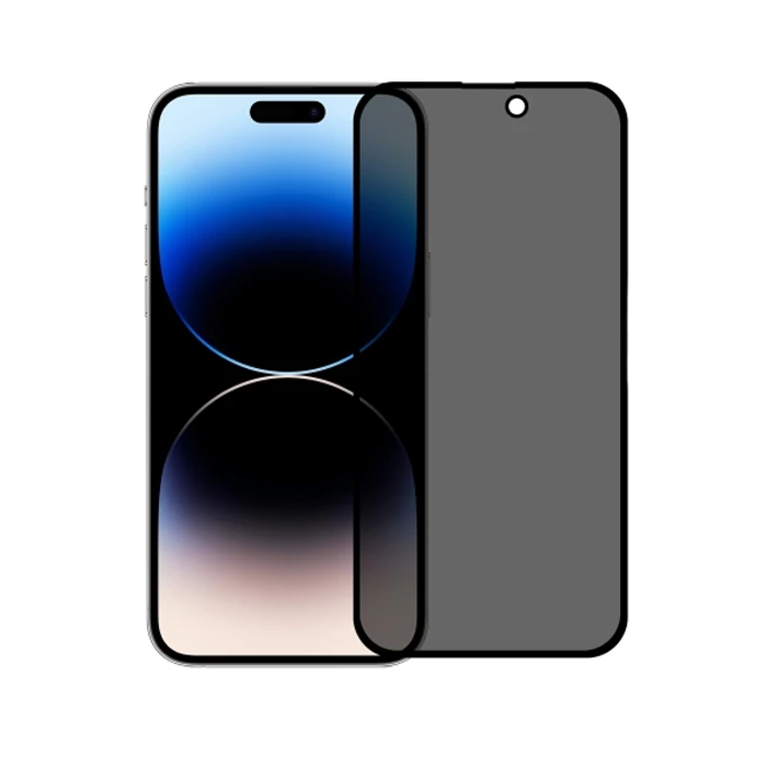 ALLY İPhone 14 Pro 6.1 3D Full Privacy Gizlilik Cam Ekran Koruyucu Ant