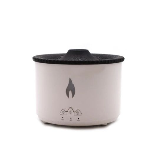Ultrasonik Uçucu Yağ Difüzörü Alev Görünümlü Ortam Nemlendirici