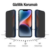 ALLY İPhone 14 Plus 6.7 3D Full Privacy Gizlilik Cam Ekran Koruyucu An