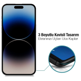 ALLY İPhone 14 Pro 6.1 3D Full Privacy Gizlilik Cam Ekran Koruyucu Ant