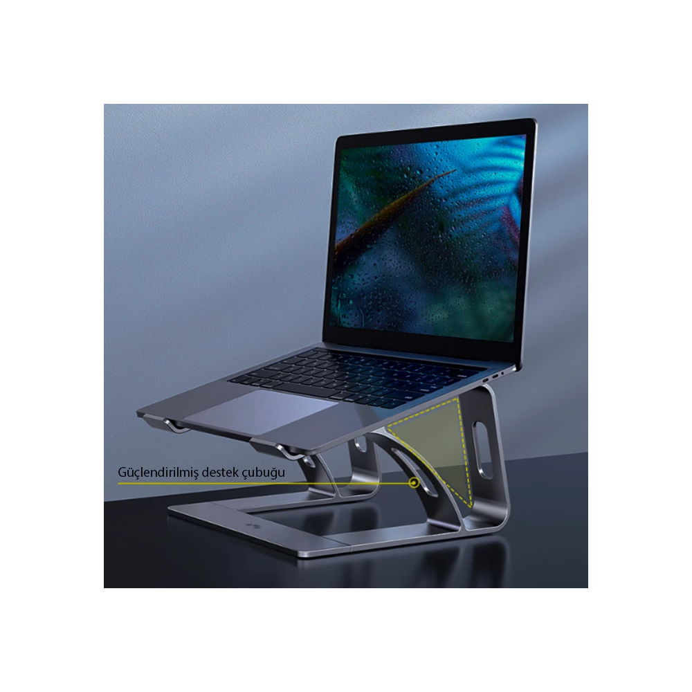 ALLY MC LS653 Premium Ergonomik Alüminyum Laptop-Bilgisayar Standı