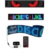 60 cm LED Matrix Panel 16x96 Piksel Bluetooth Kontrollü RGB Kayan Yazı