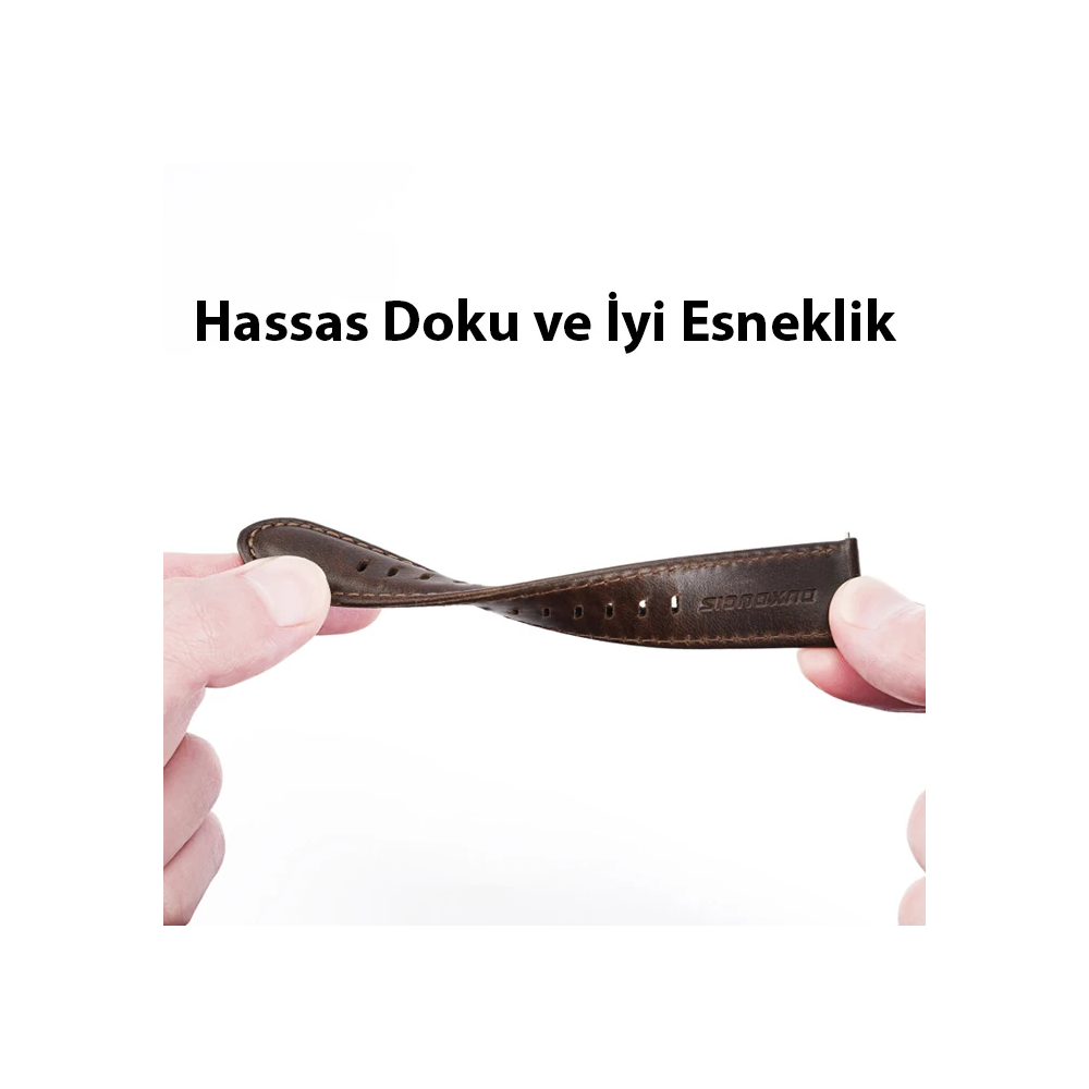 Dux Ducis Apple Watch 38/40/41MM için Business Deri Kayış Kordon