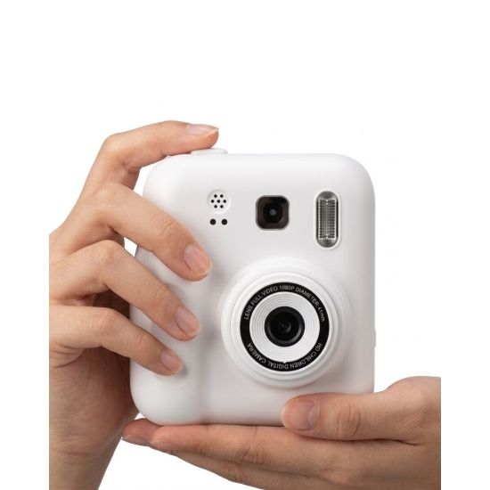 Eğlenceli Baskılı Çocuk Fotoğraf Makinesi Video Çekim 4 Rulo Kağıt 5 K