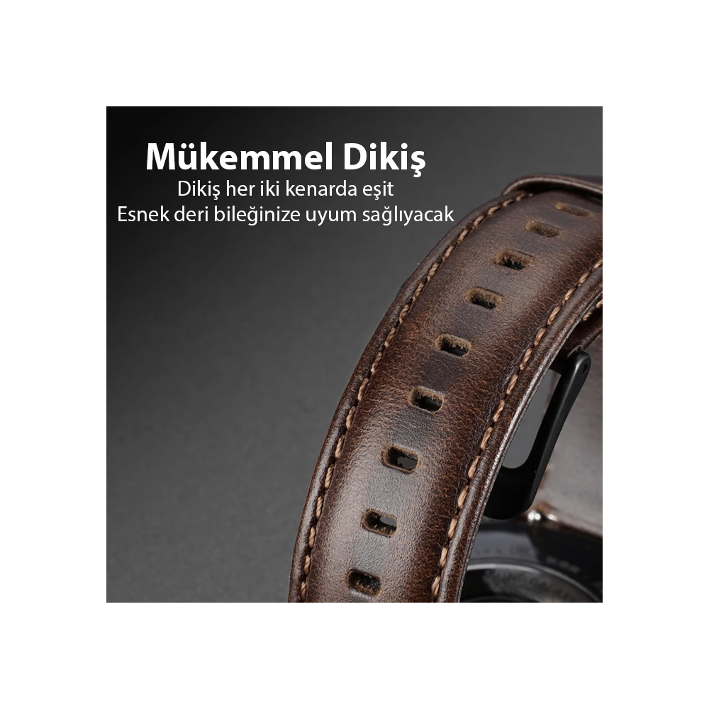 Dux Ducis Apple Watch 38/40/41MM için Business Deri Kayış Kordon