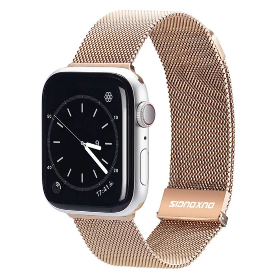 Dux Ducis Apple Watch 42/44/45MM için Milanese Premium Milano Loop Kay