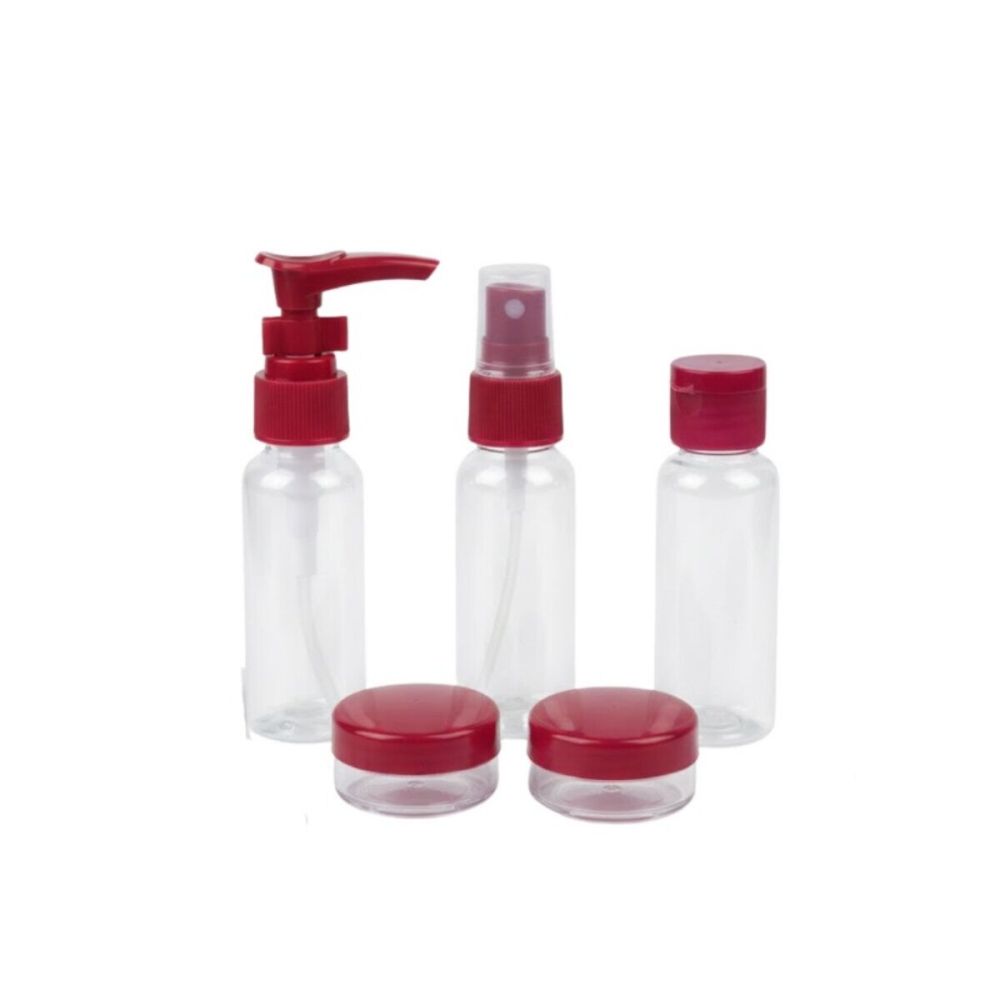 Taşınabilir 5 Parça Seyahat Kozmetik Dolum Seti 30 ml