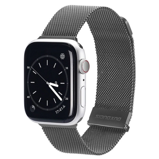 Dux Ducis Apple Watch 42/44/45MM için Milanese Premium Milano Loop Kay