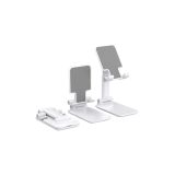 Ayarlanabilir Ergonomik Katlanabilir Masaüstü Telefon Tutucu Beyaz