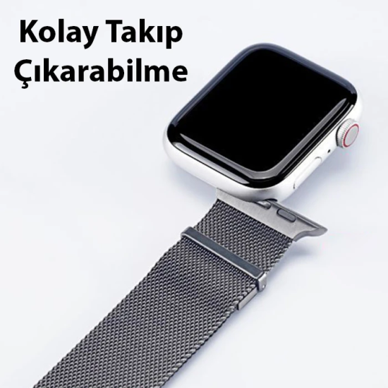 Dux Ducis Apple Watch 38/40/41MM için Milanese Premium Milano Loop Kay