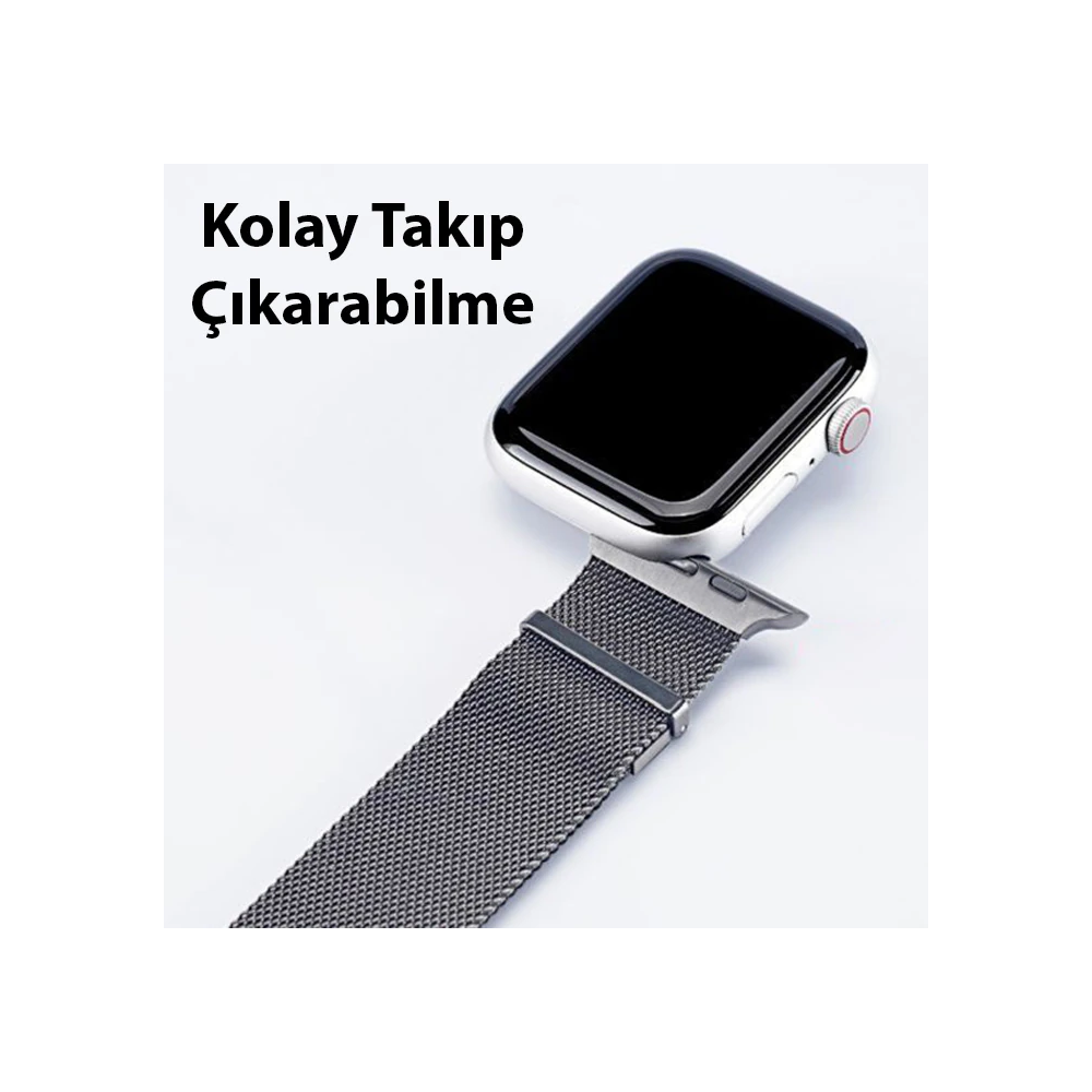 Dux Ducis Apple Watch 38/40/41MM için Milanese Premium Milano Loop Kay